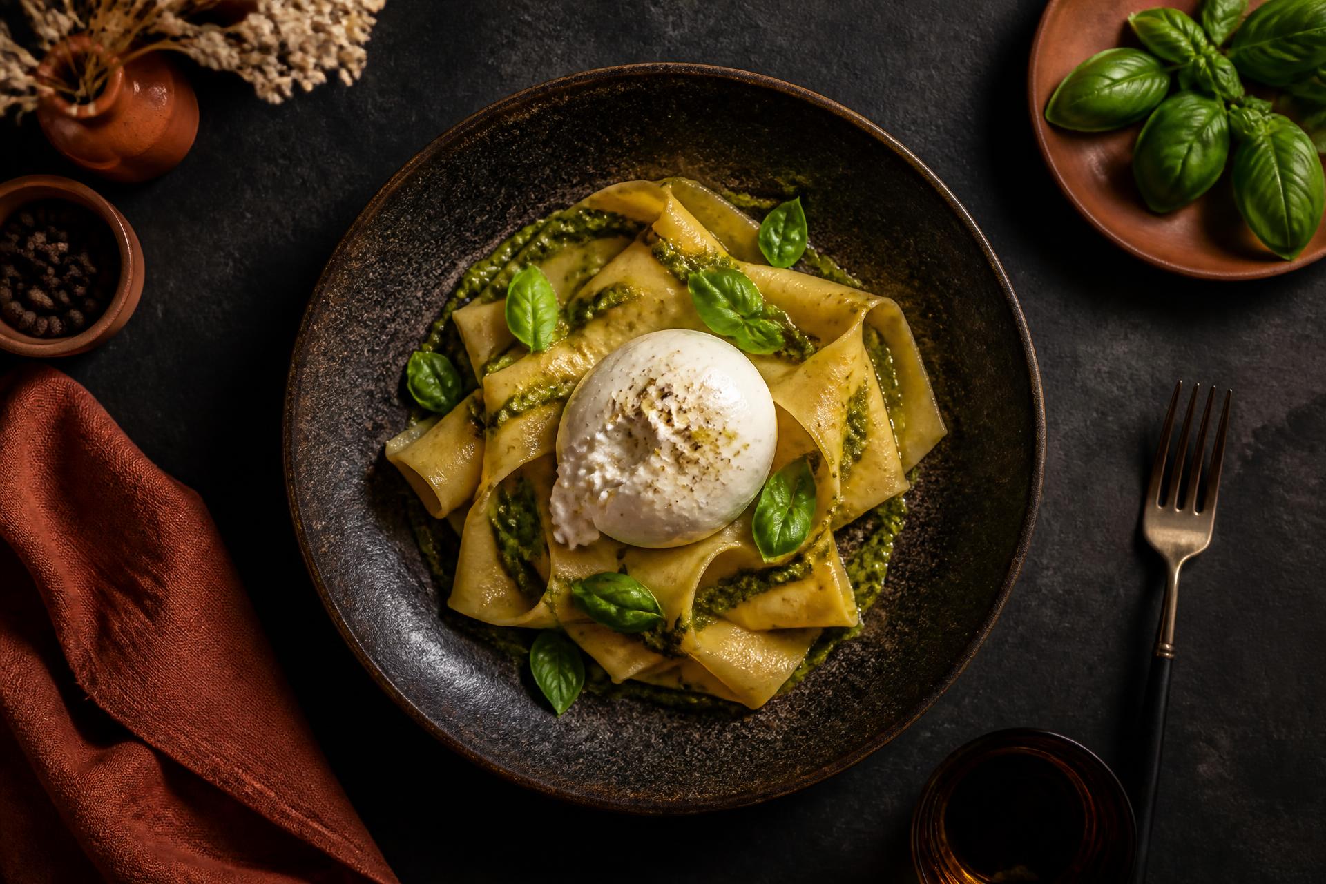 Screenshot der Website von AGWA Pasta Bar